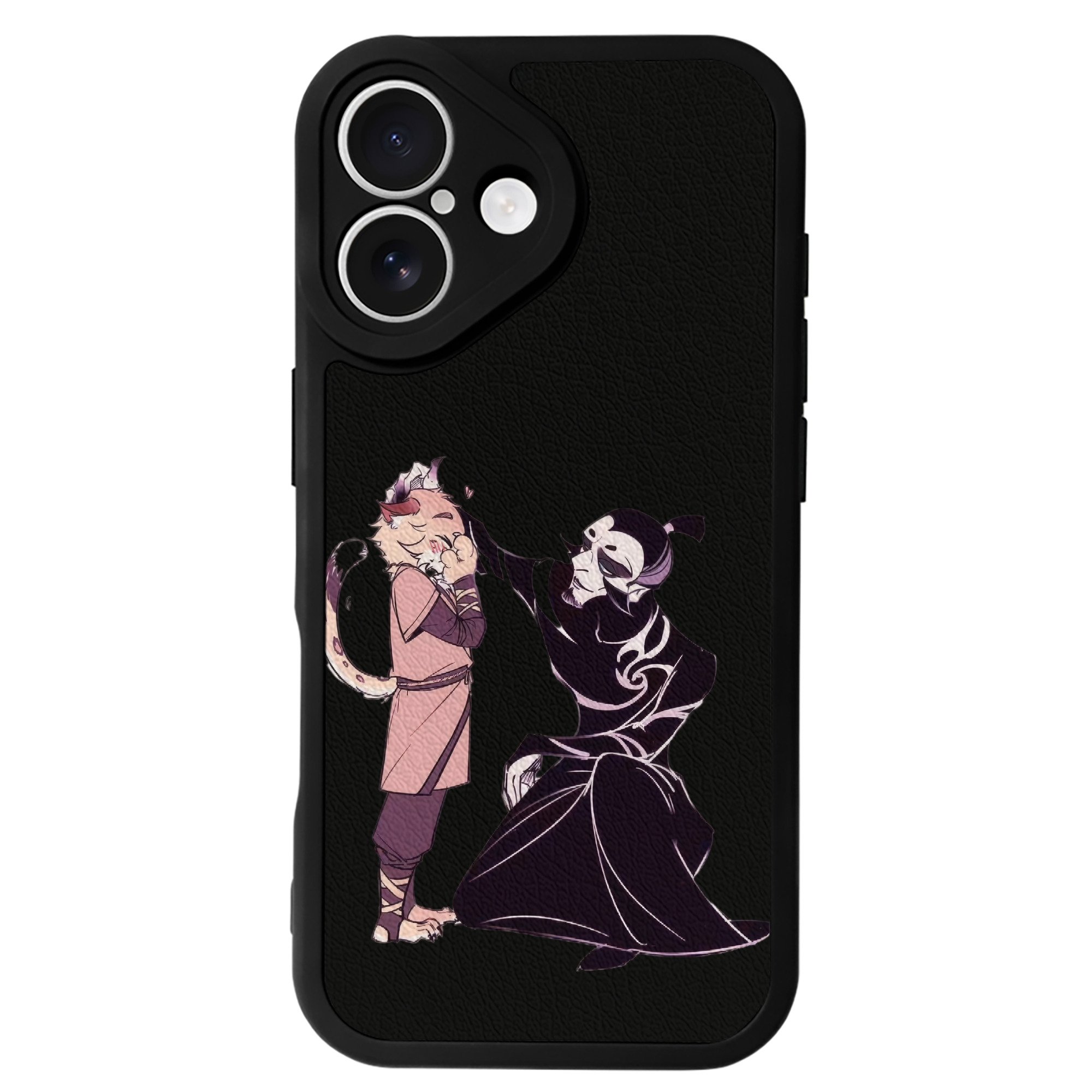 （画像用） Ne Zha 2 ナタ 魔童の大暴れ 【iPhone 16シリーズ対応】シリコンスマホケース（レザー調） 材質：シリコン